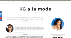 Desktop Screenshot of kgalamode.com