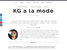 Tablet Screenshot of kgalamode.com